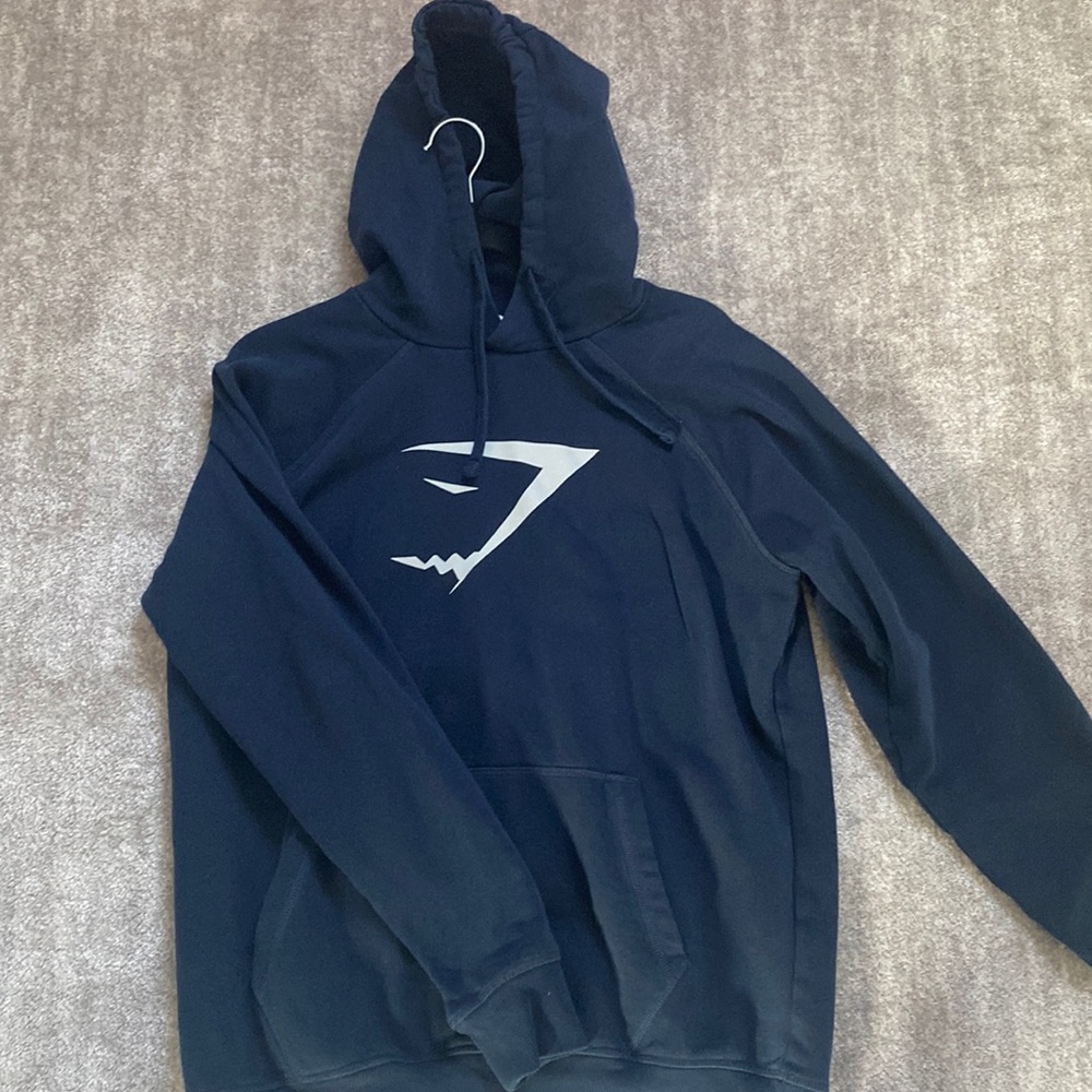 Navy Gym Shark hoodie!